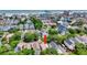 An aerial view showing location and proximity to the beach in a colorful coastal community at 108 N Oak Dr., Surfside Beach, SC 29575