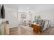 Bright living room with plush seating, hardwood floors, and a serene, coastal aesthetic at 108 N Oak Dr., Surfside Beach, SC 29575