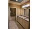 Bathroom features double sinks, granite countertops, and tiled shower at 1426 Saint Thomas Circle # A 3, Myrtle Beach, SC 29577