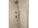 Close up of modern tiled shower with rainfall shower head at 1426 Saint Thomas Circle # A 3, Myrtle Beach, SC 29577