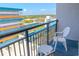 Relaxing balcony with seating and views of the city at 1501 S Ocean Blvd. # 1410, Myrtle Beach, SC 29577