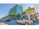 Exterior view of ocean-front resort offering pools, lazy rivers, and spas at 1501 S Ocean Blvd. # 1410, Myrtle Beach, SC 29577