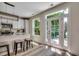 A Kitchen featuring an island with stools at 1673 Carriage Ln., Little River, SC 29566