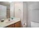Functional bathroom featuring a single vanity and neutral wall color at 2029 Silvercrest Dr. # 22B, Myrtle Beach, SC 29579