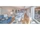 Open-concept living and dining area with hardwood floors and modern decor at 2100 Sea Mountain Hwy. # 202, North Myrtle Beach, SC 29582