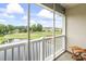 Scenic balcony view overlooking a lush green golf course and a tranquil pond at 2241 Waterview Dr. # 532, North Myrtle Beach, SC 29582