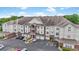 Spacious townhome with red brick and neutral siding, a garage, and ample parking in front at 2241 Waterview Dr. # 532, North Myrtle Beach, SC 29582