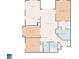 Floor plan of a spacious home, including primary bedroom, living room, kitchen, and bathroom at 2241 Waterview Dr. # 532, North Myrtle Beach, SC 29582