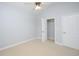 Bedroom with carpet, ceiling fan and closet space at 249 Ashepoo Creek Dr., Myrtle Beach, SC 29579
