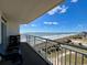 Breathtaking ocean views from a private balcony with seating for relaxation and enjoyment at 2801 S Ocean Blvd. # 1041, North Myrtle Beach, SC 29582