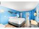 Comfortable bedroom with a king bed, nightstand, and decor complemented by wood-look floors at 2801 S Ocean Blvd. # 1634, North Myrtle Beach, SC 29582