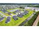 Aerial view of a residential neighborhood with well maintained lawns and landscaping at 3021 Sistine St., Myrtle Beach, SC 29579