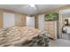 Bedroom with a ceiling fan, two closets, a dresser, and a TV for relaxing at 3808 Mayfield Dr., Conway, SC 29526