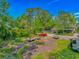 Aerial view of property showcasing ample parking for RVs and trailers at 3827 El Duce Pl., Myrtle Beach, SC 29588