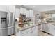 Spacious kitchen featuring stainless steel appliances and a center island with granite countertops at 388 Hillsborough Dr., Conway, SC 29526