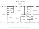 Detailed floorplan showcasing layout, dimensions, and room locations within the home at 390 Boundary Ave., Murrells Inlet, SC 29576