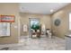 Bright bathroom with ample counter space, neutral colors, and a walk-in shower at 413 Wine Ct., Conway, SC 29527