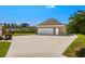 Detached garage featuring a spacious driveway and well-maintained landscaping at 413 Wine Ct., Conway, SC 29527
