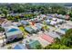 Aerial view of homes in a well-maintained, colorful, and landscaped community at 4338 Grande Harbour Blvd., Little River, SC 29566