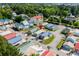 Aerial view of colorful homes, showcasing a vibrant, well-kept community at 4338 Grande Harbour Blvd., Little River, SC 29566