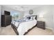 Comfortable main bedroom with a full dresser, nightstands and private access to a balcony at 4506 West Harbor Ct. # U-15, Little River, SC 29566