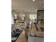 Inviting open concept layout with a kitchen, dining area, and living room at 451 W Palm Dr., Myrtle Beach, SC 29579