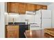 Kitchen area equipped with a granite countertop, ample cabinet space, and modern appliances at 5523 North Ocean Blvd. # 1903, Myrtle Beach, SC 29577