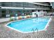 Indoor pool featuring colorful seating areas and a shallow pool for children at 5905 South Kings Hwy. # 116B, Myrtle Beach, SC 29575