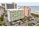 Charming condo complex with a shared pool and ample parking, perfect for beachside living and vacation getaways at 7000 N Ocean Blvd. # 427, Myrtle Beach, SC 29572
