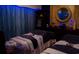 Inviting massage room with two comfortable beds, dim lighting, and serene decor for a relaxing spa experience at 7000 N Ocean Blvd. # 427, Myrtle Beach, SC 29572