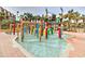 Colorful splash pad with playful water features for endless fun at 7000 N Ocean Blvd. # 427, Myrtle Beach, SC 29572