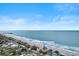 Aerial view of charming coastal community with stunning oceanfront homes at 703 South Waccamaw Drive at 703 S Waccamaw Dr., Garden City Beach, SC 29576