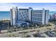 Oceanfront resort showcasing stunning architectural details and convenient parking at 7100 N Ocean Blvd. # 204, Myrtle Beach, SC 29572