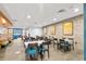 Inviting dining space featuring ample seating and brick accents at 7200 N Ocean Blvd. # 360, Myrtle Beach, SC 29572