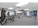 Well-equipped gym featuring modern weight machines, treadmills, and a mirrored wall at 7200 N Ocean Blvd. # 360, Myrtle Beach, SC 29572