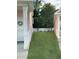 A view of the backyard and fence between two houses at 739 Shell Creek Circle # 739, North Myrtle Beach, SC 29582