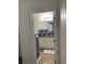 Nautical themed bathroom featuring granite counters, white cabinets, and tiled floors at 739 Shell Creek Circle # 739, North Myrtle Beach, SC 29582