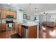 Well-appointed kitchen featuring stainless appliances, granite countertops, and seamless access to the living area at 750 Howard Ave. # C, Myrtle Beach, SC 29577