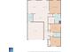 Floor plan displaying the layout of the home, including the living room, bedrooms, and kitchen at 751 Dusty Pine Way, Myrtle Beach, SC 29588