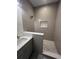 Modern bathroom featuring walk-in shower with tile surround and designer niche at 5009 Middleton Dr., Myrtle Beach, SC 29579