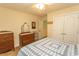 Bedroom featuring dresser storage, a double bed, and bright, natural light at 1028 Fairway Ln. # 71, Conway, SC 29526