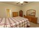 Cozy bedroom with natural light and wood furniture at 1028 Fairway Ln. # 71, Conway, SC 29526