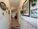 Inviting hallway with tile flooring and coastal decor creating a warm and welcoming atmosphere at 1058 Sea Mountain Hwy. # 3-201, North Myrtle Beach, SC 29582