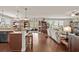 Open-concept kitchen and living area with seamless flow, ideal for modern living and entertaining at 1189 Wyatt Ln., Myrtle Beach, SC 29577