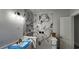 Stylish bathroom with marble tiled shower and modern fixtures at 1424 Hydrangea Dr., Myrtle Beach, SC 29579