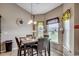 Dining area with natural light, hanging lights, and large window at 176 Springtide Dr., Conway, SC 29527