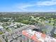 Expansive aerial view highlights the building's proximity to local golf course, community and lush green woods at 1801 N Ocean Blvd. # Q-2, North Myrtle Beach, SC 29582