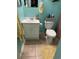 Bathroom with a white vanity, toilet, and tiled floor at 2005 Greens Blvd. # F-205, Myrtle Beach, SC 29577