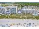Aerial view of the beach and buildings, with ocean views at 2180 Waterview Dr. # 725, North Myrtle Beach, SC 29582