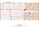 Detailed floorplan showcasing the layout of the home, including room dimensions and the location of key features at 2415 Magnolia Lane, Little River, SC 29566